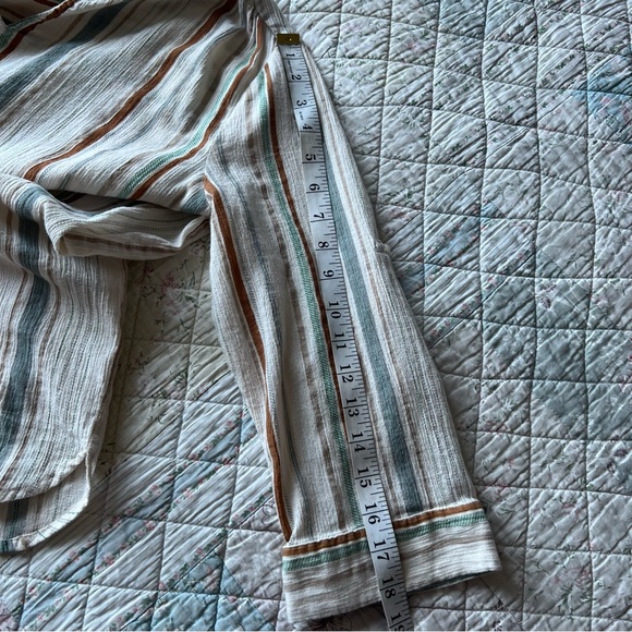 FRANSA Fanadja Blouse Cotton 3/4 Sleeves V Neck Size XL - Picture 12 of 15